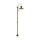 Wegeleuchte IP44 in Bronze Antik E27 210 cm Glas Messing
