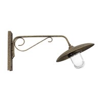 Wandleuchte außen IP44 Messing E27 in Bronze Antik...