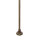 Maritime Wegeleuchte Messing Glas IP44 210 cm hoch E27