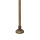 Stehlampe außen IP44 E27 148 cm Messing Glas Maritim
