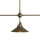 Deckenleuchte verstellbar Messing B: 115 cm in Bronze antik
