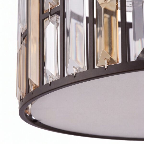 Hängeleuchte PRISM Bronze Ø54cm Jugendstil Lampe