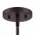 Hängeleuchte PRISM Bronze Ø54cm Jugendstil Lampe