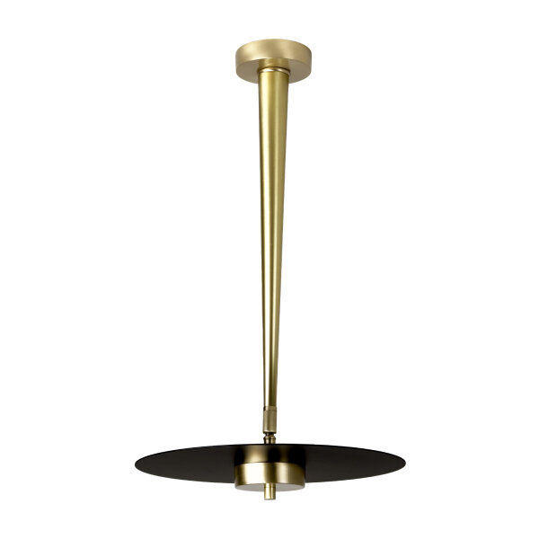 LED Deckenleuchte rund D: 30 cm in Bronze hell Schwarz
