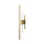 Wandlampe Messing massiv H: 50,5 cm Art Déco für S14d