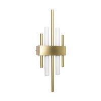 Wandleuchte Messing Art Déco für 2x S14d H:...