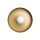 Wandlampe Messing Eisen E27 D: 30 cm rund Schwarz Gold