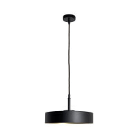 Runde Hängeleuchte Schwarz Gold E27 Ø 40 cm...
