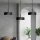 Pendelleuchte 3-flammig B: 120 cm Messing Eisen E27