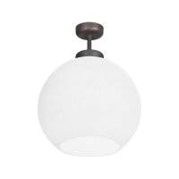Deckenlampe Kugel Ø 24 cm Messing Glas E27 in...