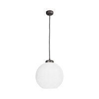 Pendelleuchte Kugel Ø 24 cm Messing Glas E27 in...