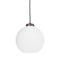 Pendelleuchte Kugel Ø 24 cm Messing Glas E27 in...