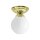 Deckenlampe Messing Glas E14 Ø 12 cm Kugel Schirm