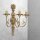 Wandleuchte Messing 3-flammig E14 in Bronze hell Floral