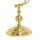Schreibtischlampe Messing poliert 38 cm schwenkbar E14