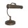 Klavierleuchte Messing H: 31,5 cm schwenkbar in Bronze antik