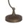 Klavierleuchte Messing H: 31,5 cm schwenkbar in Bronze antik
