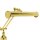 Bankerlampe Messing poliert E14 H: 43 cm Jugendstil