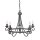 L&uuml;ster CAMELOT 4 Schwarz 4xE14 &Oslash;58cm k&uuml;rzbar Lampe