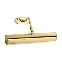 Vergoldete Bilderleuchte Messing 24 K B: 30 cm schwenkbar...