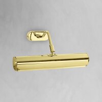 Bilderleuchte Messing B: 30 cm schwenkbar Jugendstil E14
