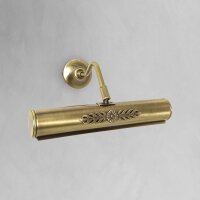 Bilderleuchte Messing B: 30 cm schwenkbar in Bronze E14