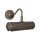 Bilderleuchte Messing B: 21,5 cm schwenkbar in Bronze E14