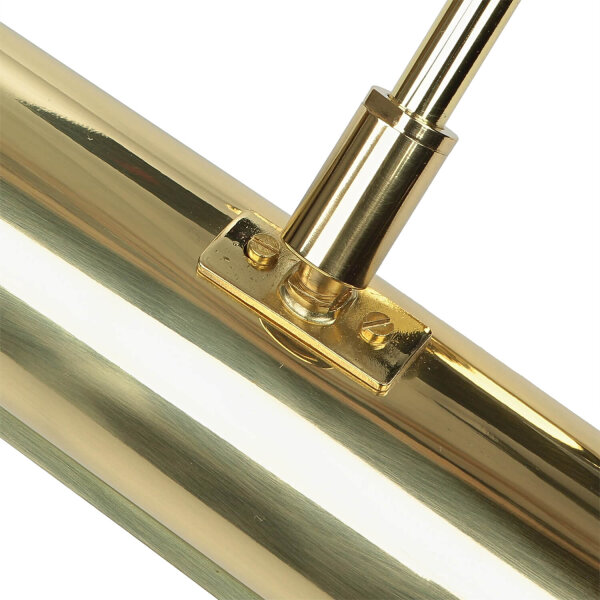 Bilderleuchte Messing B: 40 cm 2x E14 schwenkbar