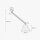 Deckenlampe verstellbar Messing Stoff in Bronze Beige E27
