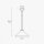 Deckenlampe Messing Glas E27 D: 29 cm höhenverstellbar