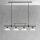 Deckenlampe Messing Glas E27 B: 95 cm höhenverstellbar