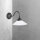 Wandleuchte Messing Glas H: 23,5 cm Rustikal schwenkbar E14