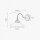 Wandleuchte Messing Glas H: 23,5 cm Rustikal schwenkbar E14