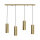 Hängeleuchte Messing B: 90cm H: max. 110cm verstellbar 4x E27