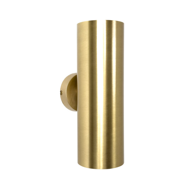 Wandlampe Messing H: 27 cm Up Down 2-flammig in Bronze