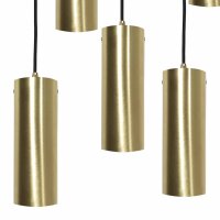 Hängeleuchte Messing B: 80 cm in Bronze hell 6x E27...