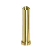 Tischlampe Messing H: 43 cm &Oslash; 8,5 cm schmal massiv...