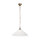 Hängeleuchte Keramik Messing Ø 40,5 cm Weiß Bronze antik E27