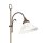 Stehlampe Keramik Messing 130 cm in Bronze Antik Weiß E27
