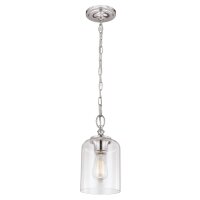 Pendelleuchte BASRA Nickel &Oslash;17cm verstellbar Loft