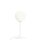 Tischlampe blendarm Glas Metall Wei&szlig; E14 &Oslash;14 cm Kugel