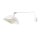 Flexible Wandleuchte Wei&szlig; Metall T:60 cm E27 Loft