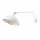 Flexible Wandleuchte Weiß Metall T:60 cm E27 Loft