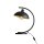 Verstellbare Tischlampe Metall Schwarz E27 40 cm hoch