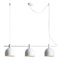 Pendelleuchte Weiß Metall E27 Metall 83 cm 3-flammig