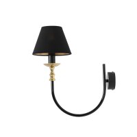 Loft Wandleuchte Stoffschirm blendarm E14 T:36 cm