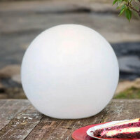 LED Gartenlampe Kugel Solar Dimmer Farbwechsel &Oslash; 20 cm