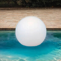 Solar Kugellampe IP68 &Oslash; 20 cm LED 6000 K schwimmend Garten