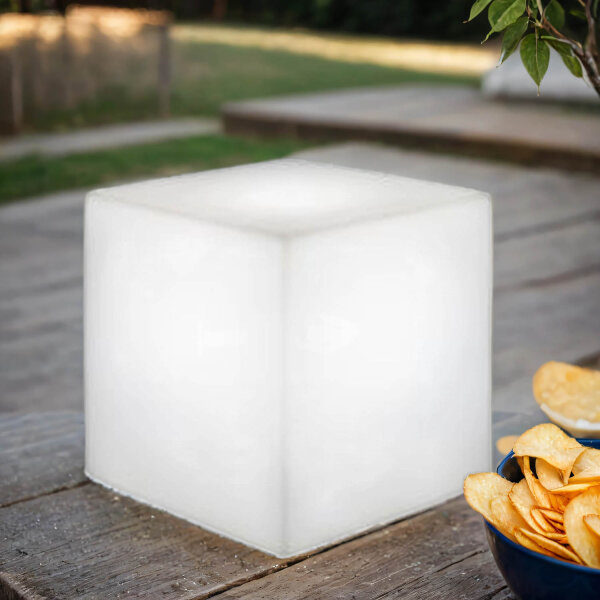 LED Außenleuchte Solar Dimmer RGBW Fernbedienung IP65 B: 20 cm
