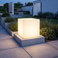 Solar Au&szlig;enleuchte LED RGBW Dimmer Fernbedienung B: 32cm IP65